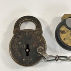 Lot Of 3 Vintage Padlocks No Keys Locks Pad Lock Locksmith