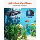 Aquarium Wave Maker Adjustable Cross Flow Pump With Controller 15w 1428 Gph