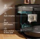 Irobot - Roomba Combo 10 Max Robot Vacuum And Mop autowash Dock  x085020  Black