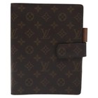 Louis Vuitton Monogram Agenda Gm Day Planner Cover R20006 Lv Auth 128426