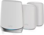 Netgear Orbi Whole Home Tri-band Mesh Wifi 6 System Router With 2 Satellites          