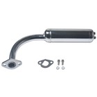 Exhaust Pipe Header W muffler For Predator 212cc Gx160 Gx200 Ct200u Mini Bike