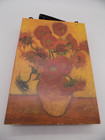 Vintage Jordan Mark Wood Art Box Sunflower Design- Holds Pastels Inside