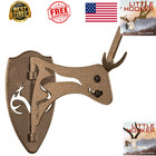 European Trophy Mount Skull Hanger Deer Antler Hog Bear Robust Brown Alloy Steel