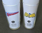 Vintage 1993 Superman   Batman Dc Super Powers Drinking Glass Collectible