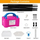 Balloon Arch Kit With Electric Pump - 10ft Adjustable Stand For Parties  Events