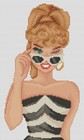 Cross Stitch Printed Pattern Blondie Diy Chart Counted Needlework Dmc Color