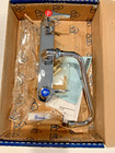 T s Brass B-1126 Workboard Faucet 8  Wall Mount 8  Swing Spout Open Box New