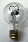 Vintage Aerolux I Love You Lightbulb  Heart  Flowers  1969  Works  Perfect Shape