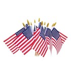 2 Pcs Small American Flags On Stick patriotic Decorations Small Usa Flags On 1