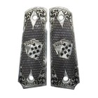 1911 Grips Custom Gun Grips 1911 Full Size Grips Engraved Dead Man Cards Poker
