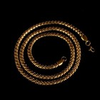 Gold Plated Premium Fishbone Chain Necklace For Men   Women Stylish  Link Chain