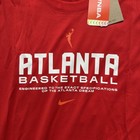 Nike Atlanta Dream Wnba Dri Fit Team Issued Shirt Size Xl Red Long Sleeve