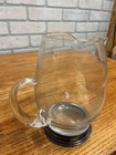 Vintage 1930s Wallace 925 Sterling Silver Base Glass Cocktail Pitcher U-15