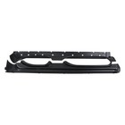 2pcs Steel Black Rocker Panels For Silverado Sierra Extended Cab 2014-2018
