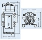 Aq5357  Aquatec 5357-2lm2-b738 Large Size Booster Pump Big For Ro 500 To 1000gpd