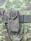 Vietnam Era Web Belt With Pouches