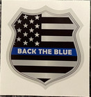 Back The Blue Flag Decal Laminated  4 Inches  Perfect For Car Windows  Yetti Ect