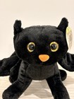 Owl Cat Black Cat Plush 8  Stuffed Animal Catskill Mountains New York New W tags