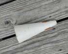 Vintage Rare White Trumpet Mute Sleek And Interesting Design Funtional Patina