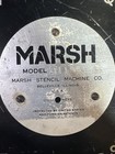 Marsh Model H 1 2  Stencil Cutting Machine
