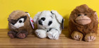Lot Of 11 Puffkins  1990 s- Bears Ducks Dogs Tiger Monkey Pig Raccoon Chipmunk