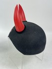 Rare Vintage Budweiser Select Beer Party Halloween Black   Red Devil Skull Cap