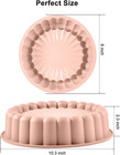 10 Inch Silicone Cake With 8 Inch Pan Set  2 Pack  - Nonstick Baking Mold For Po
