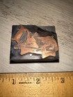 Printing Letterpress Print Block   Antique Wood Working Tool   Nice Image 