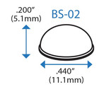 7 16  Pad 3 16  Tall Rubber Pad Feet Adhesive Backing For Electronics - Durable 