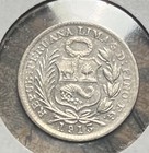 1913 Fg Peru 1 2 Dinero Superb Condition  1