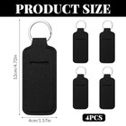 4pcs Anti Lost Thumb Flash Drive Holder With Keychain  Usb Flash Drive Case  