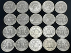 Roll Of 20 1961 Franklin Silver Half Dollars 50c - Brilliant Uncirculated Bu 90 