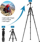 74    Heavy-duty Aluminum Camera Tripod     For Dslr  Iphone  Nikon  Canon   Spottin