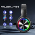 Wireless Bluetooth Noise Canceling Over Ear Headphones Stereo Headset 3 Eq Modes