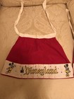 Vintage 1960s Disneyland Souvenir Child Apron Set  2  Matching Minnie   Mickey