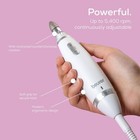Led Portable Electric Nail Drill 10 Bits Sanding Bands For Acrylic Gel Nails