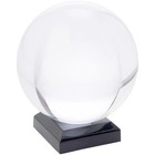 Plymor Black Acrylic Square Base For Sphere  1 25  W X 0 375  H  0 75  Circle 