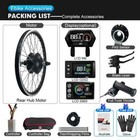 Mtb Electric Bicycle Conversion Kit 36 48v 250 350 500w Rear Cassette Hub Motor
