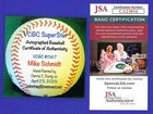 Mike Schmidt Signed Onl Vcbc Superstats Baseball  Hand Painted  Hof  Jsa Cert