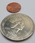 1994 Turks caicos 5 Crowns 25th Ann  Lunar Landing - Ana Salute Coin Collecting