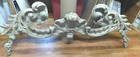 Big 57  Wide Antique 18th Century Carved Wood Baroque Pediment Italy France Wow