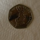Extremely Rare Peter Rabbit 50p 2017 Coin 
