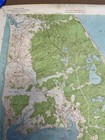 Vintage 1958 Nautical Map Chart Wellfleet Mass Quadrangle Geological Survey