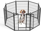 Healsmart Dog Playpen 32 Inch 8 Panels  Ideal Dog Fence Indoor   Outdoor