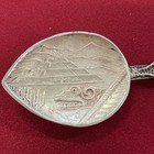 Vintage Sterling Silver Mayan Deity figure 4 25    Collectible Souvenir Spoon