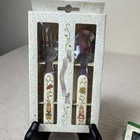 Vintage Pecoware Toddler Rabbit Spoon And Fork Set