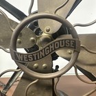 Early 1900   s Westinghouse Electric Co  12  Brass Blade Fan Oscillating 3 Speed