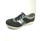 Dansko Andi Black   Silver Leather Lightweight Comfort Sneakers Sz 9