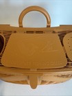 Vintage Rogue River Rubberized Plastic Fishing Creel Usa Made Basket With Straps